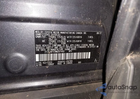 2022 Toyota Rav4 Trd Off Road z USA, uszkodzony, nr VIN 2T3S1RFV3NW301460